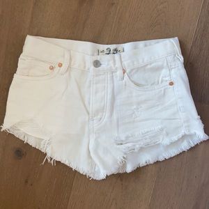 Free people Loving Good Vibrations Jean Shorts